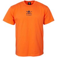 FC St. Pauli - T-Shirt Vibrant Orange Totenkopf - orange