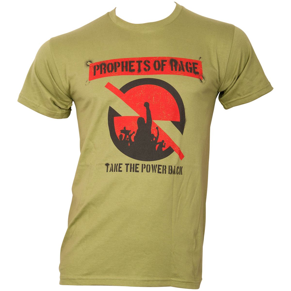 Prophets of Rage - T-Shirt Circle Stencil - grün
