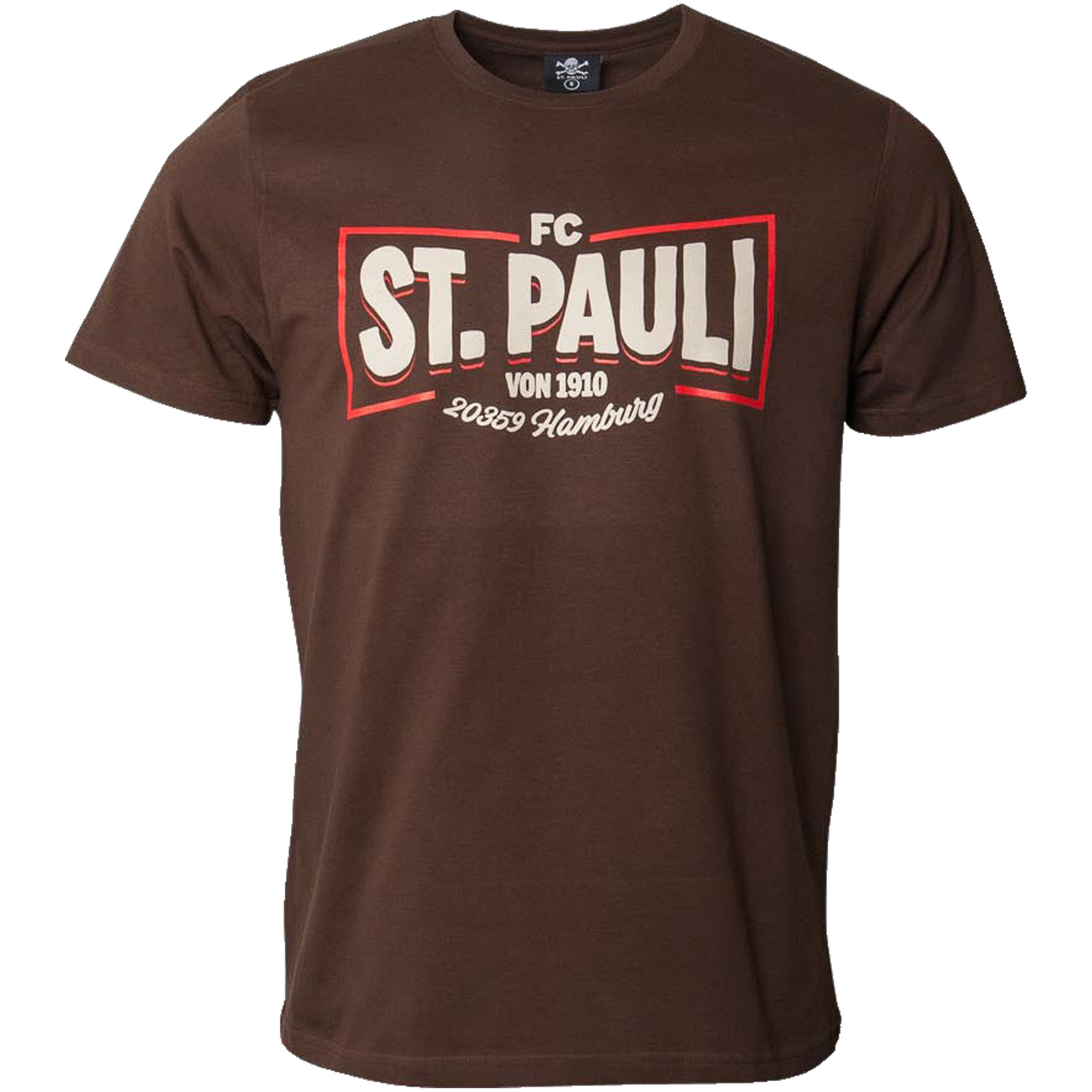 FC St. Pauli - T-Shirt ST. PAULI 20359 - braun