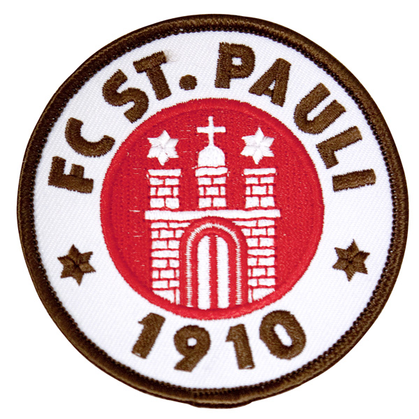 FC St. Pauli - Aufnäher Logo groß - mehrfarbig