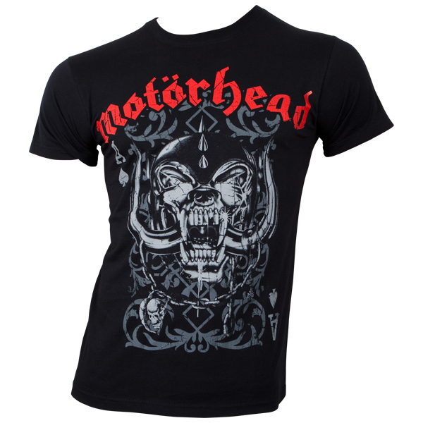 Motörhead - T-Shirt Playing Card - schwarz