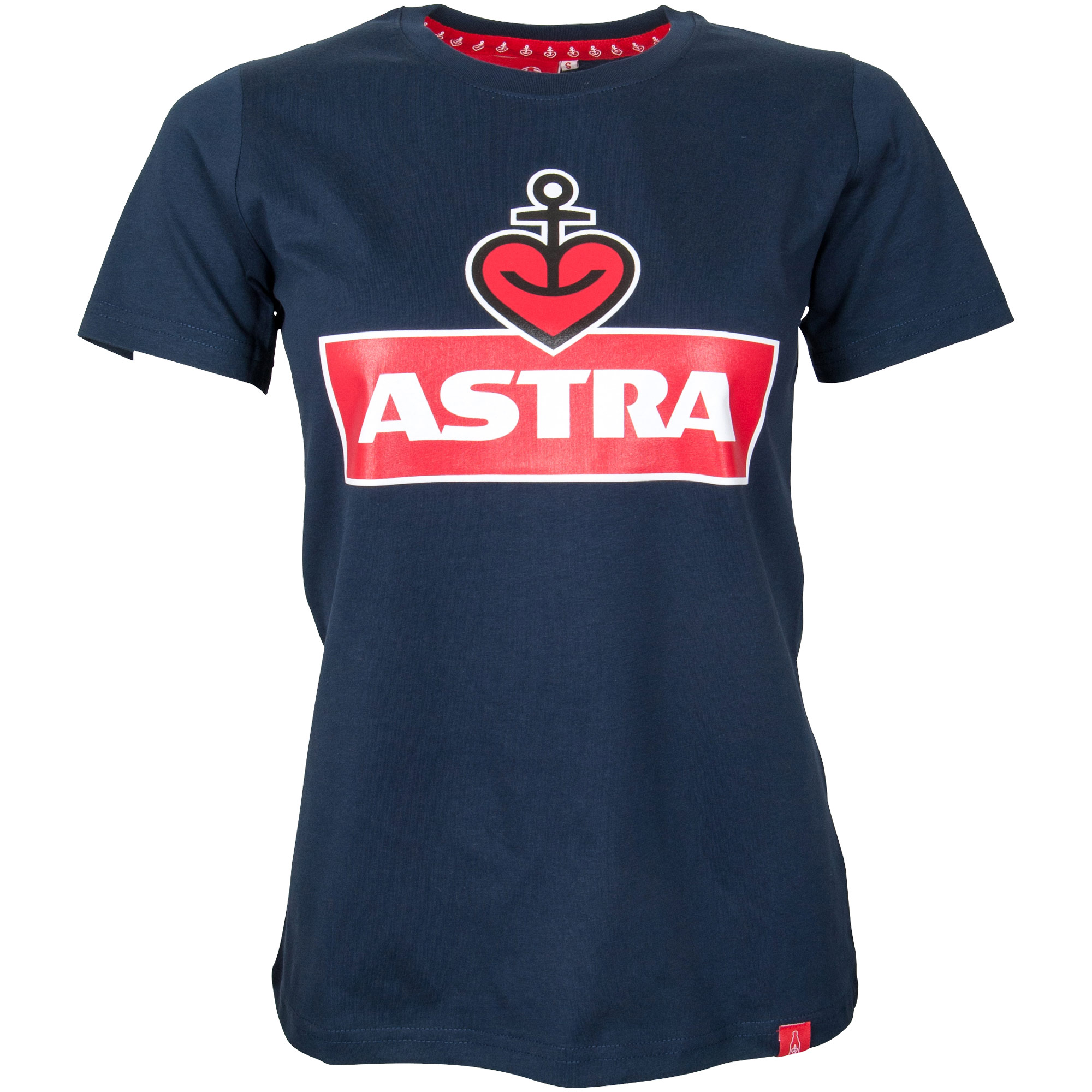 Astra - Damen T-Shirt Logo Navy - blau