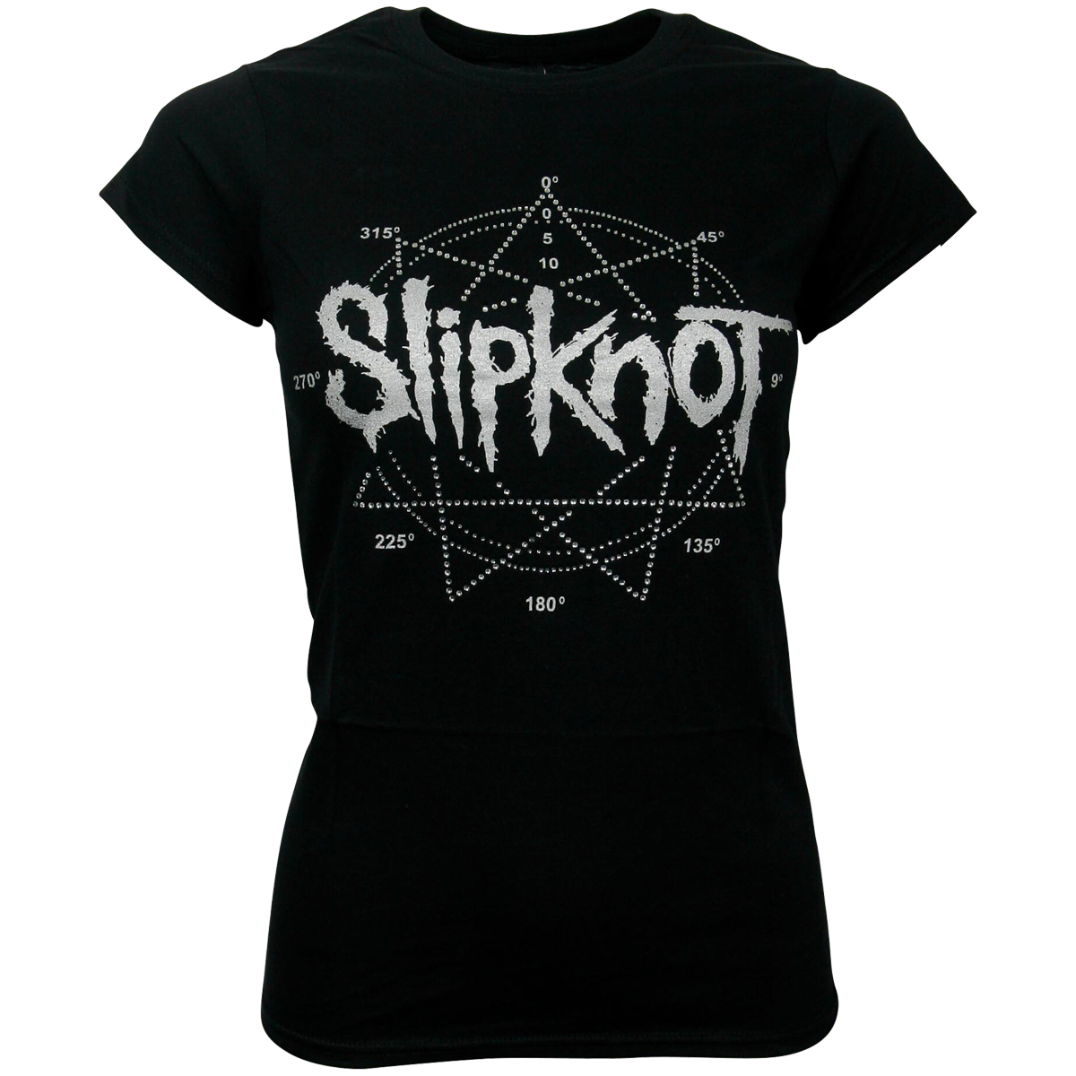 Slipknot - Damen T-Shirt Logo Star - schwarz