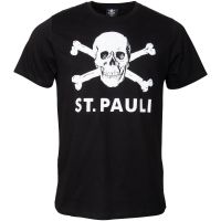 FC St. Pauli - T-Shirt Totenkopf - schwarz