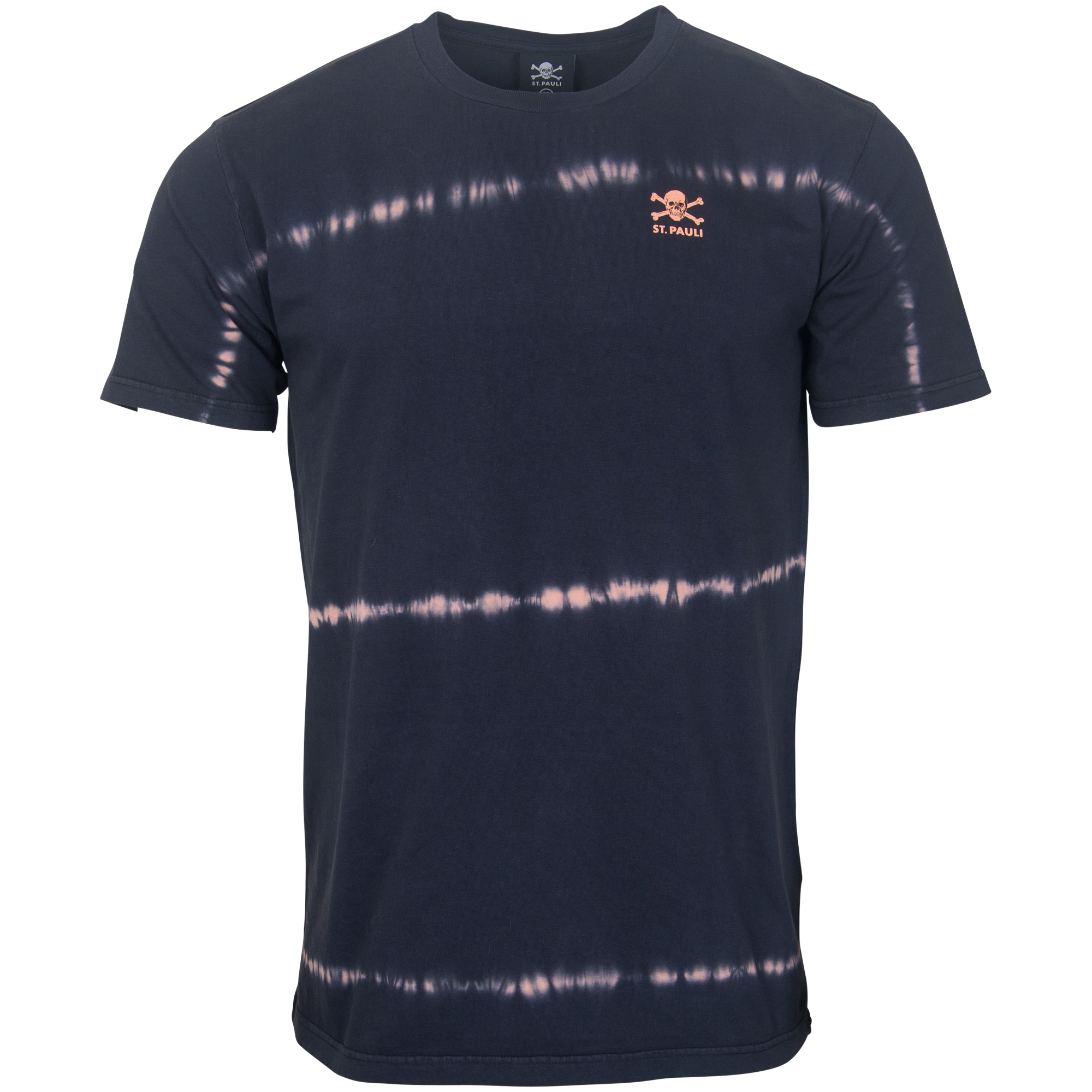 FC St. Pauli - T-Shirt Batik Waves Totenkopf UNISEX - grau