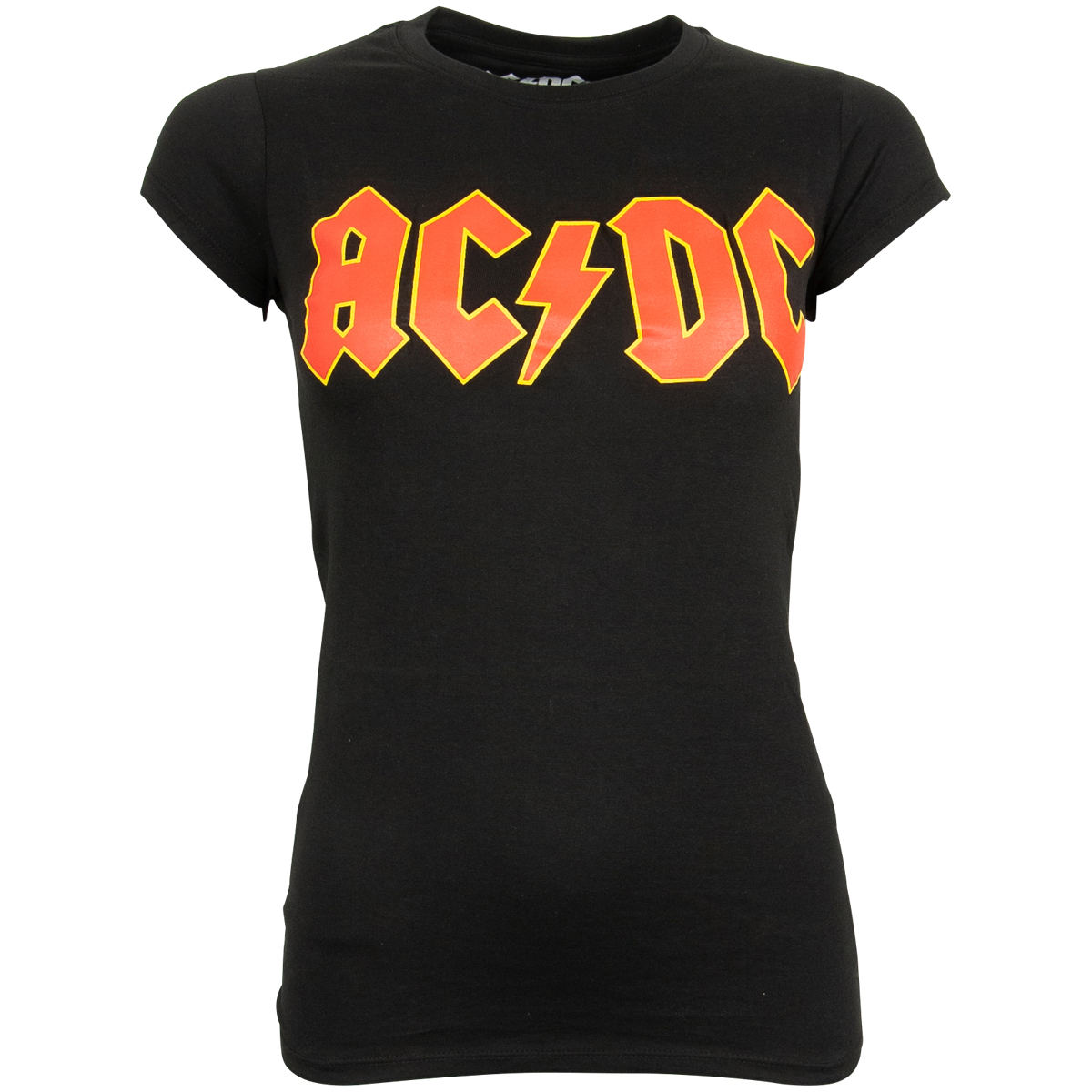 AC/DC - Damen T-Shirt Logo - schwarz