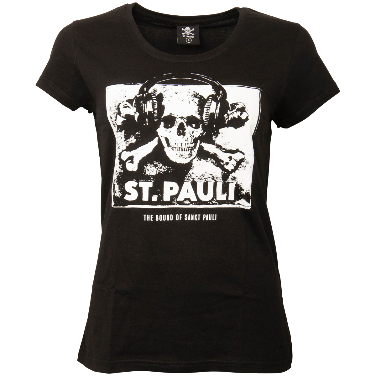 FC St. Pauli - Damen T-Shirt Sound - schwarz