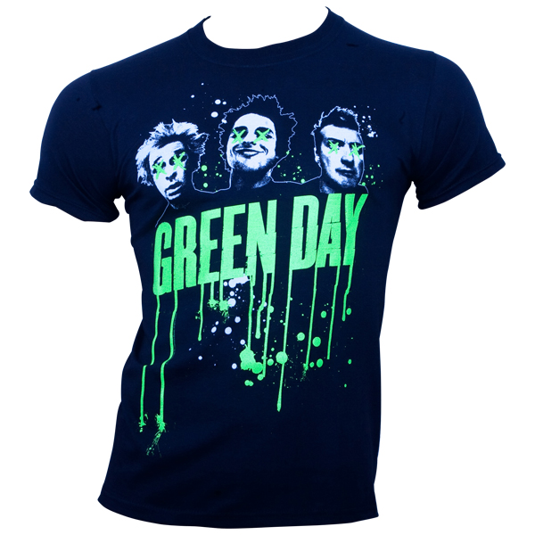 Green Day - T-Shirt Drips - schwarz