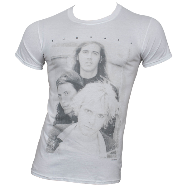 Nirvana - T-Shirt Group Photo - weiß