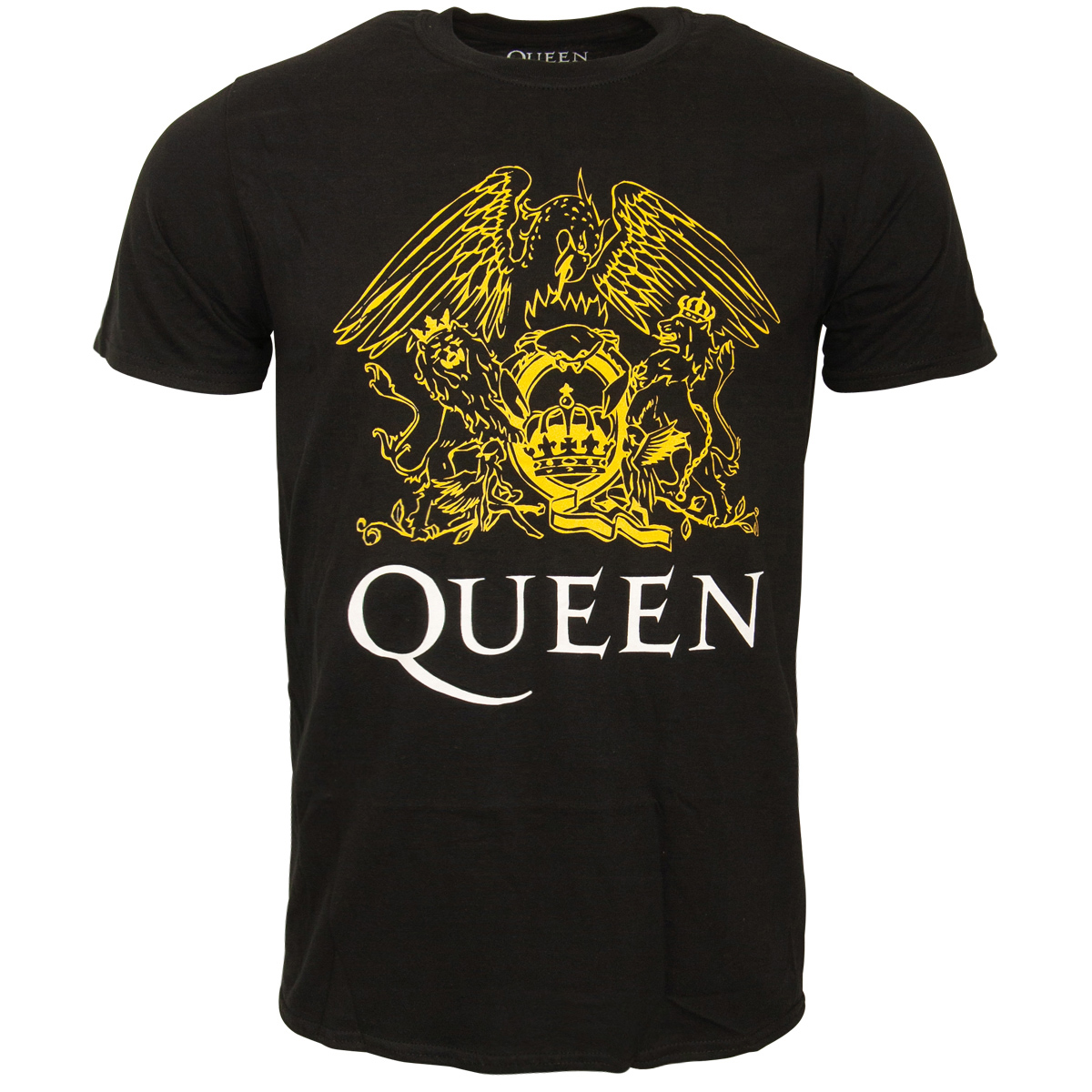Queen - T-Shirt Crest - schwarz