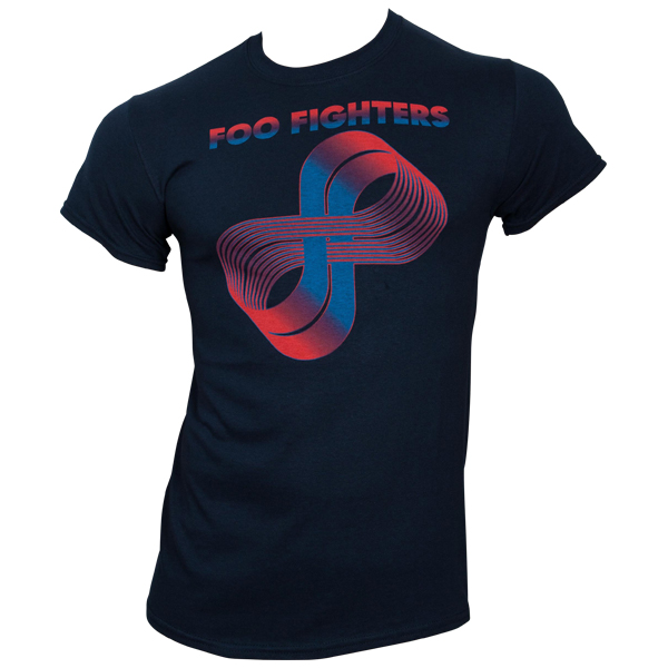 Foo Fighters - T-Shirt Loops Logo - blau
