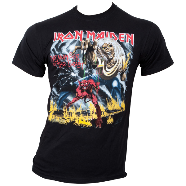 Iron Maiden - T-Shirt Number Of The Beast - schwarz