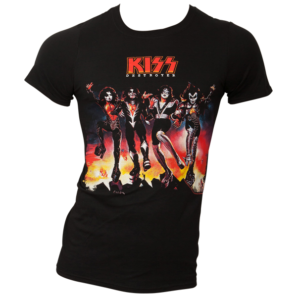 Kiss - T-Shirt Destroyer - schwarz