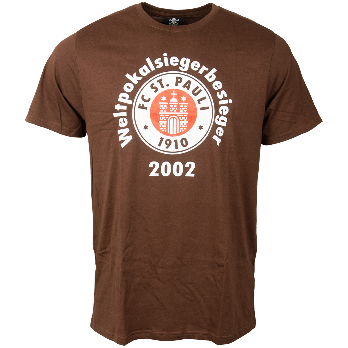 FC St. Pauli - T-Shirt Weltpokalsieger-Besieger - braun
