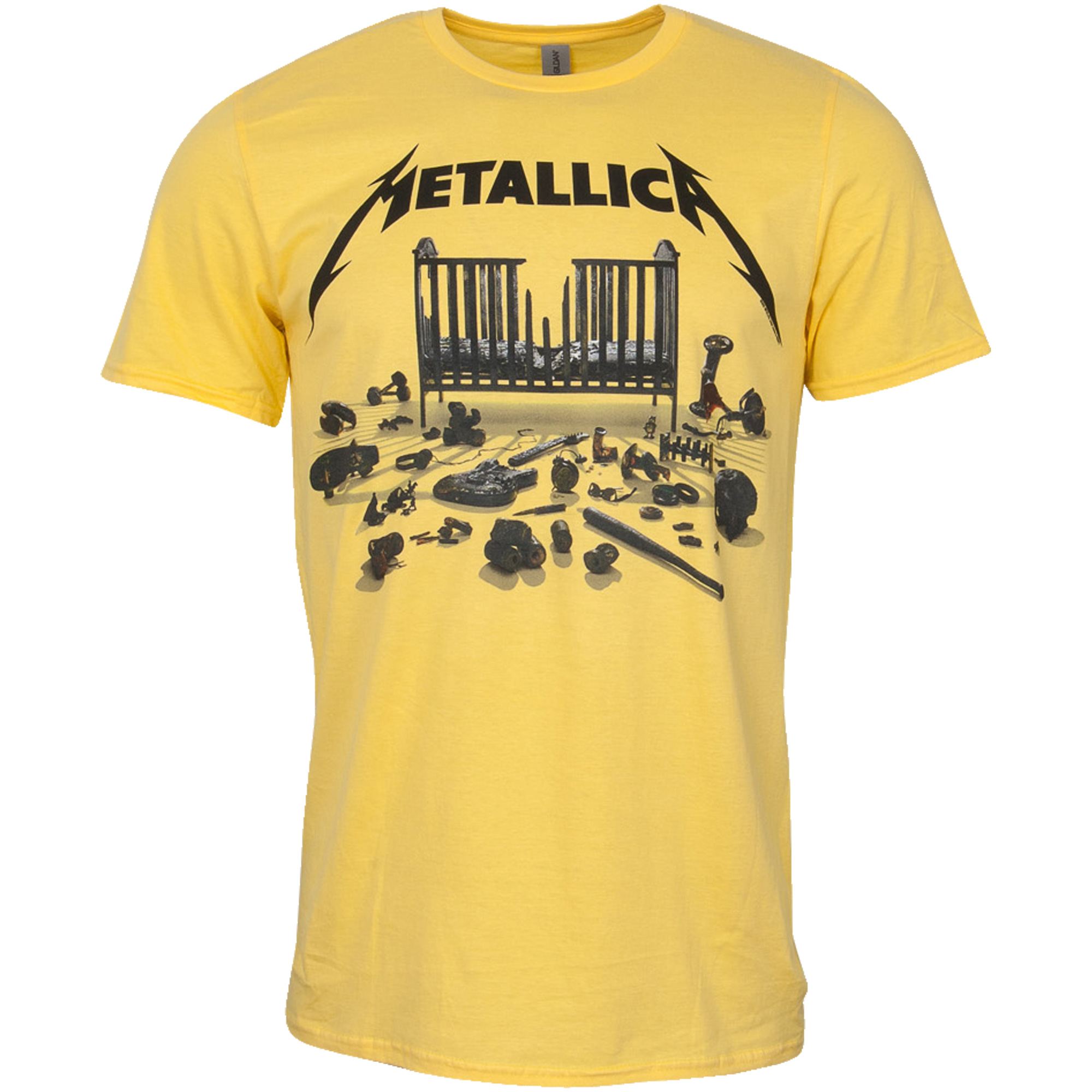 Metallica - T-Shirt 72 Seasons Simplified Cover - gelb