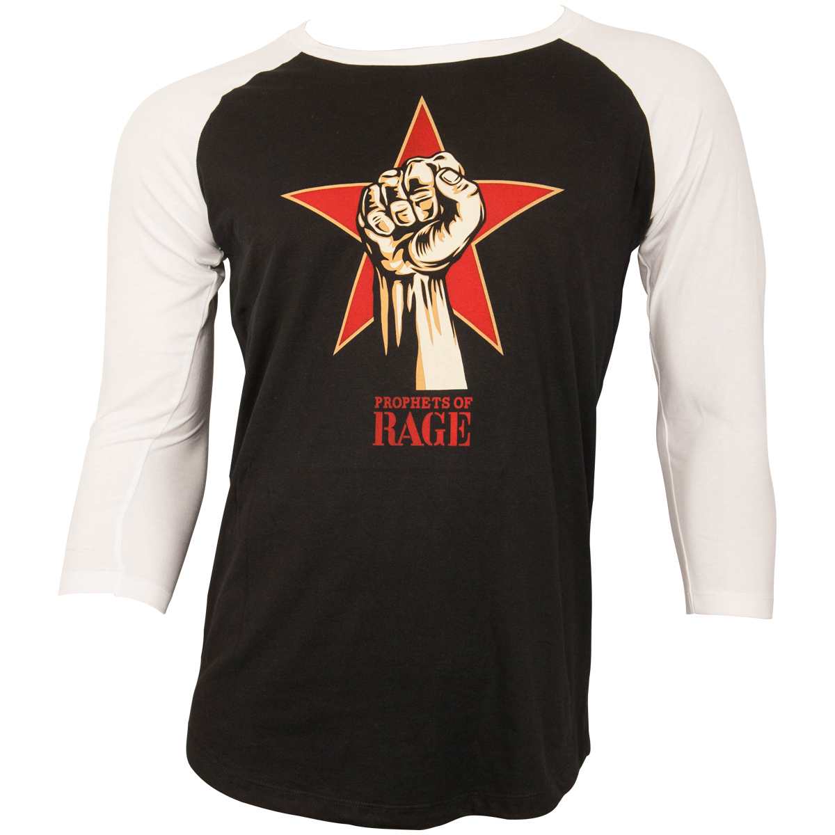 Prophets of Rage - Baseball Shirt Power Fist - schwarz