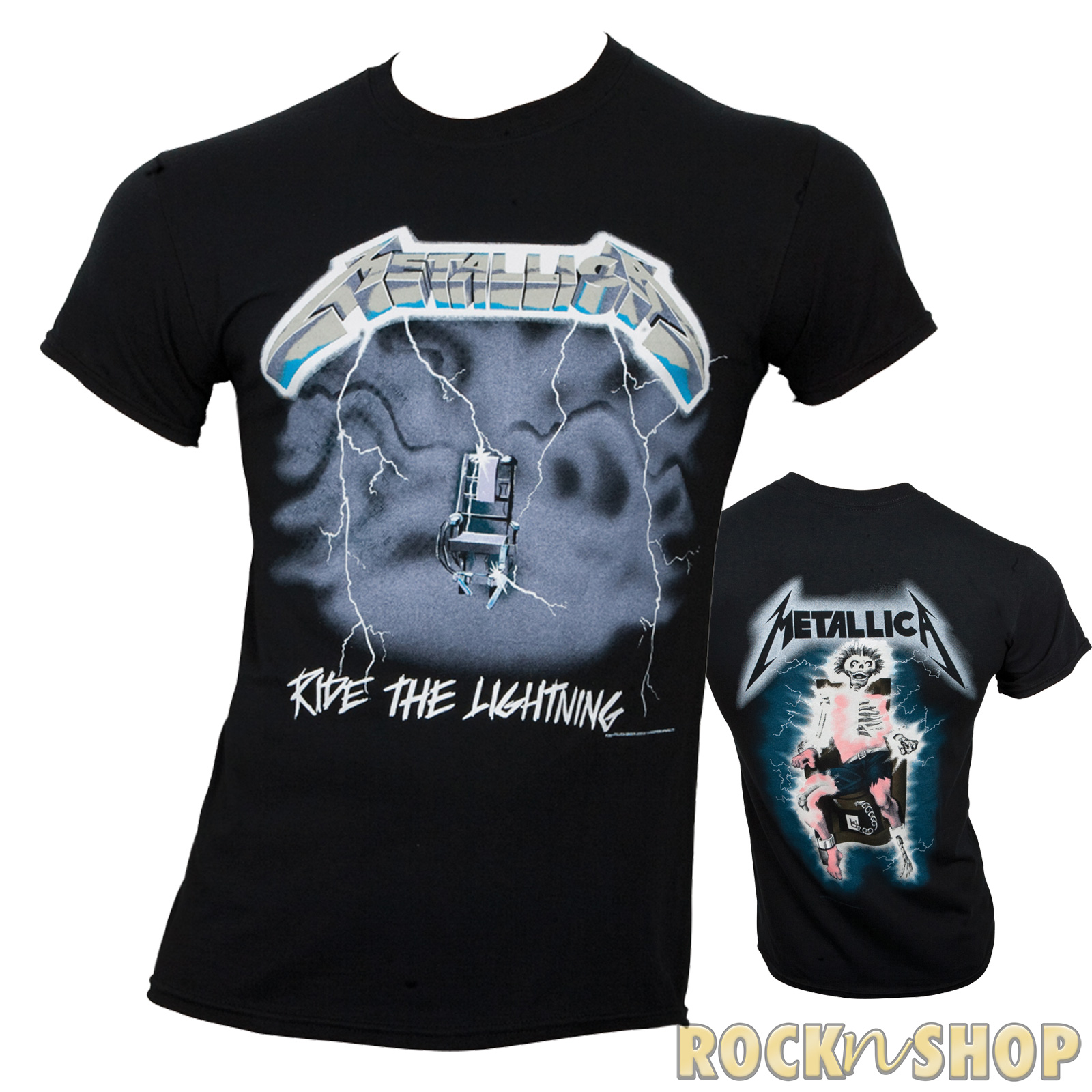 Metallica - T- Shirt Ride The Lightning - schwarz