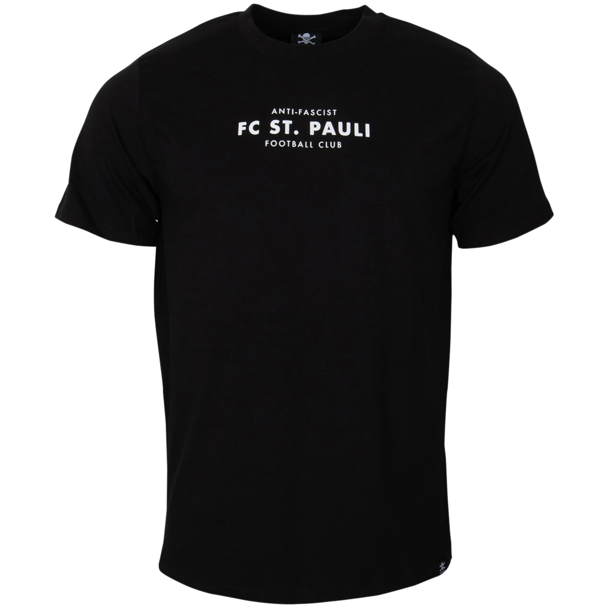 FC St. Pauli - T-Shirt Anti-Fascist Totenkopf - schwarz