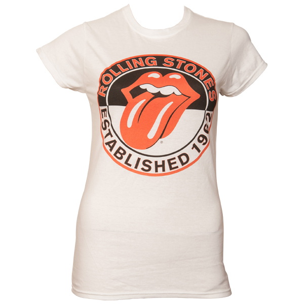The Rolling Stones - Frauen T-Shirt Est. 1962 - weiß