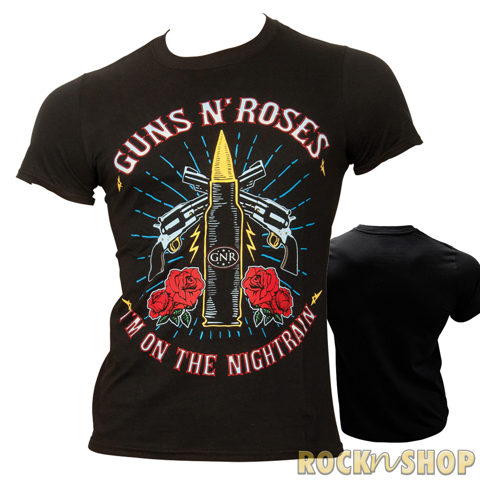 Guns N Roses - T-Shirt Night Train - schwarz