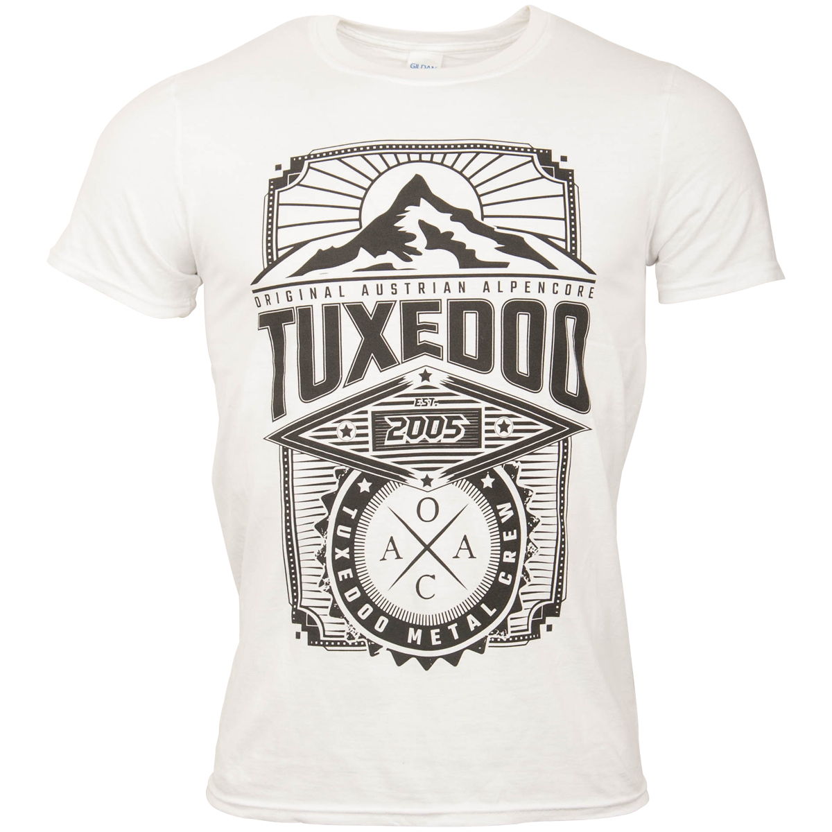 tuXedoo - T-Shirt Berg - weiß