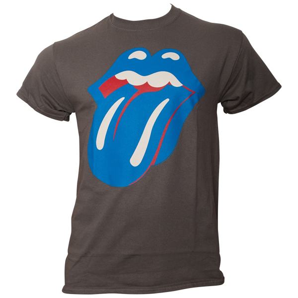 The Rolling Stones - T-Shirt Blue And Lonesome Tongue - grau