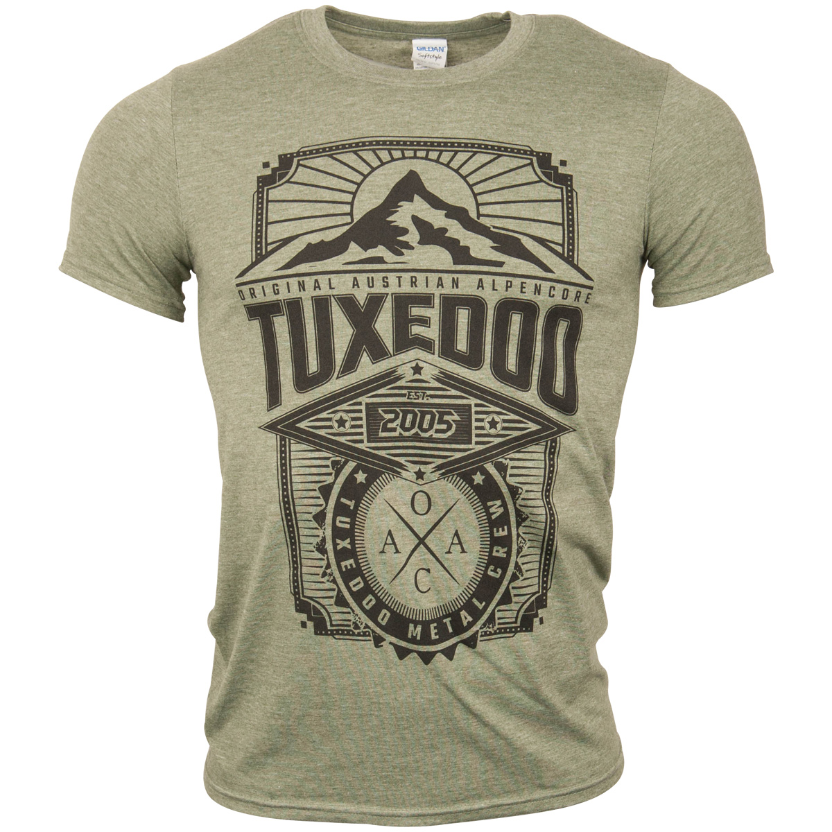 tuXedoo - T-Shirt Berg - grün
