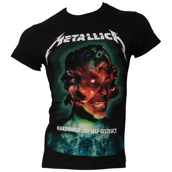 Metallica - T- Shirt Hard Wired Album Cover - schwarz