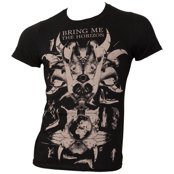 Bring Me The Horizon - T-Shirt Skull & Bones - schwarz