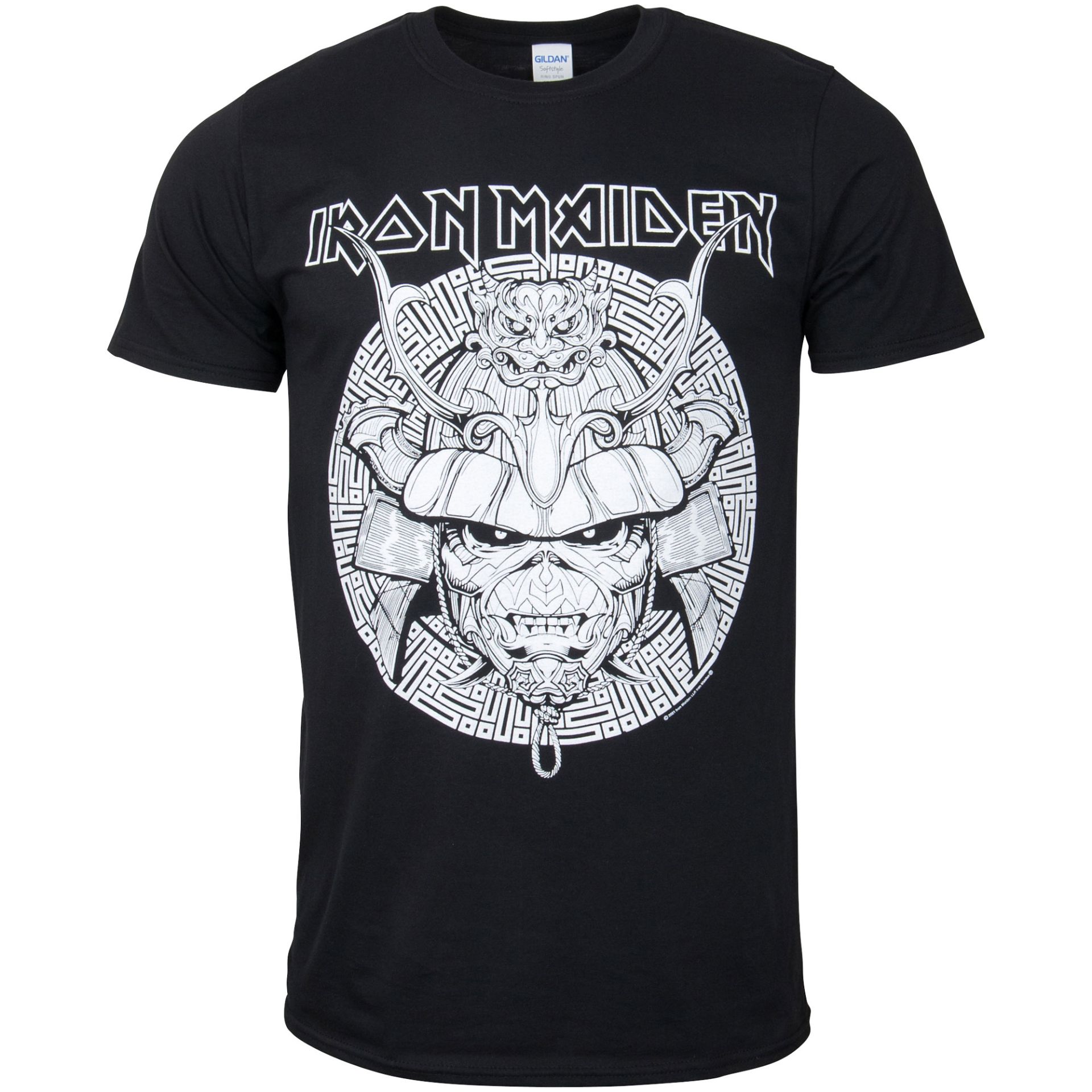 Official Iron Maiden Senjutsu T-Shirt - Black Cover Vertical Logo Tee (Men's Size M) - View #12