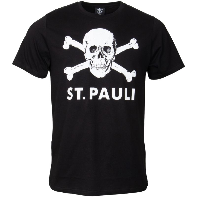 FC St. Pauli T-shirt Logo Paint bruin FCSP fanartikel RocknShop flesopener, bruin, M